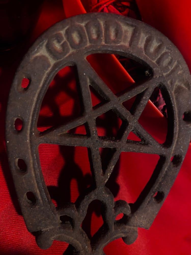 Image of Antique Pentagram Trivet 