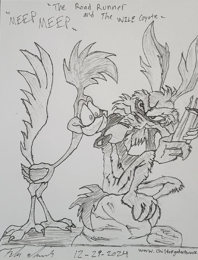 Meep Meep ! The Wiley Coyote and The Roadrunner 