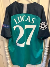 Image 8 of Tottenham Hotspur “LUCAS 27” 2018/19 Third Shirt + patches, Large