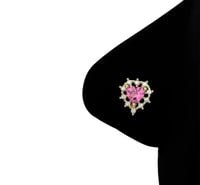 Diamond Heart Stud