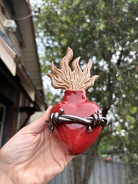 Mini Sacred Heart - Red barb