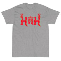 Image 3 of HNH Crown & Flame T-Shirt (Red Print)