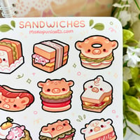 Image 3 of Sandwiches Sticker Sheet