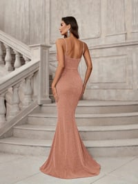 Image 4 of Rosè Maxi Dress - Peach/Pink