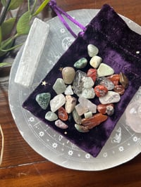Image 1 of Random assortment of 5 mini tumbled crystals 