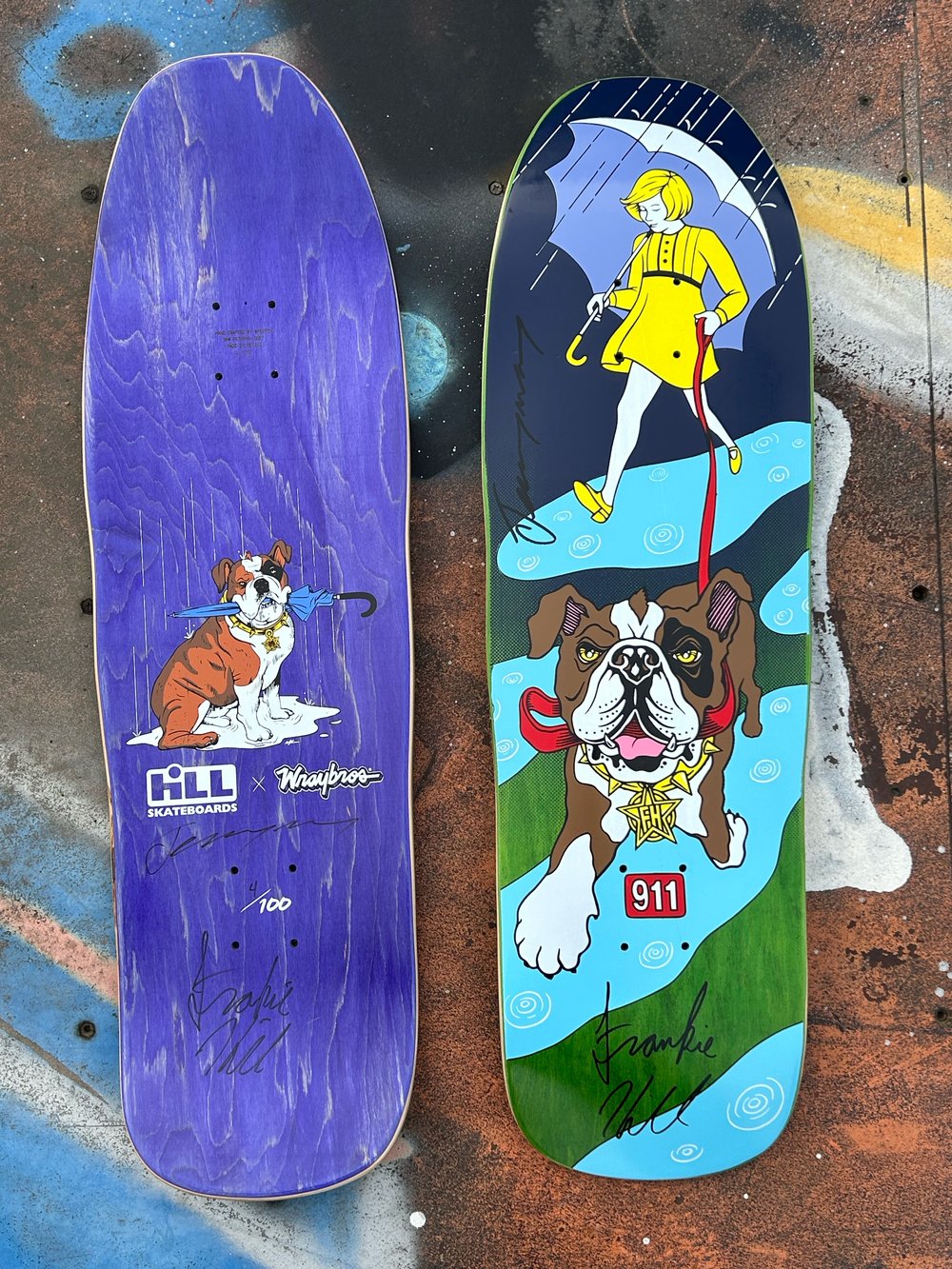 Frankie Hill x Jeremy Wray collab deck