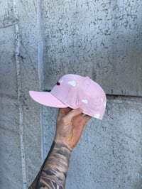 Image 3 of PASSION PINK PARTLY CLOUDY BALTIMORE ORIOLES CUSTOM FITTED CAP
