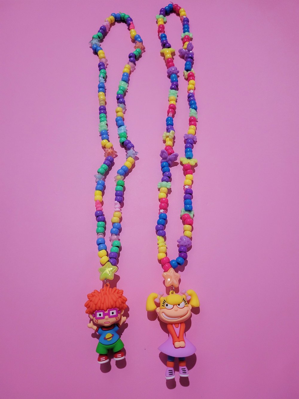 RUGRATS INSPIRED KANDI NECKLACES