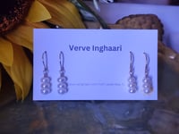 Image 3 of Sterling Silver | Gold-Filled Pearl Earrings | Bridal Earrings | Wedding Earrings
