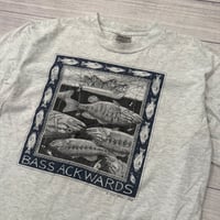 Image 2 of Vintage Ray Troll Bass Ackwards Tee - L