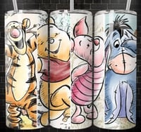 Pooh & friends 20oz tumbler 