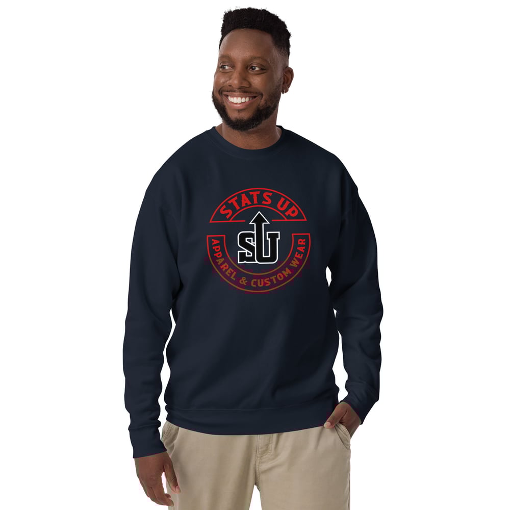 Image of Unisex Premium Sweatshirt (Red Logo)