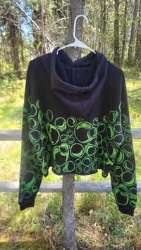 Image 2 of Cropped Bubble Hoodie