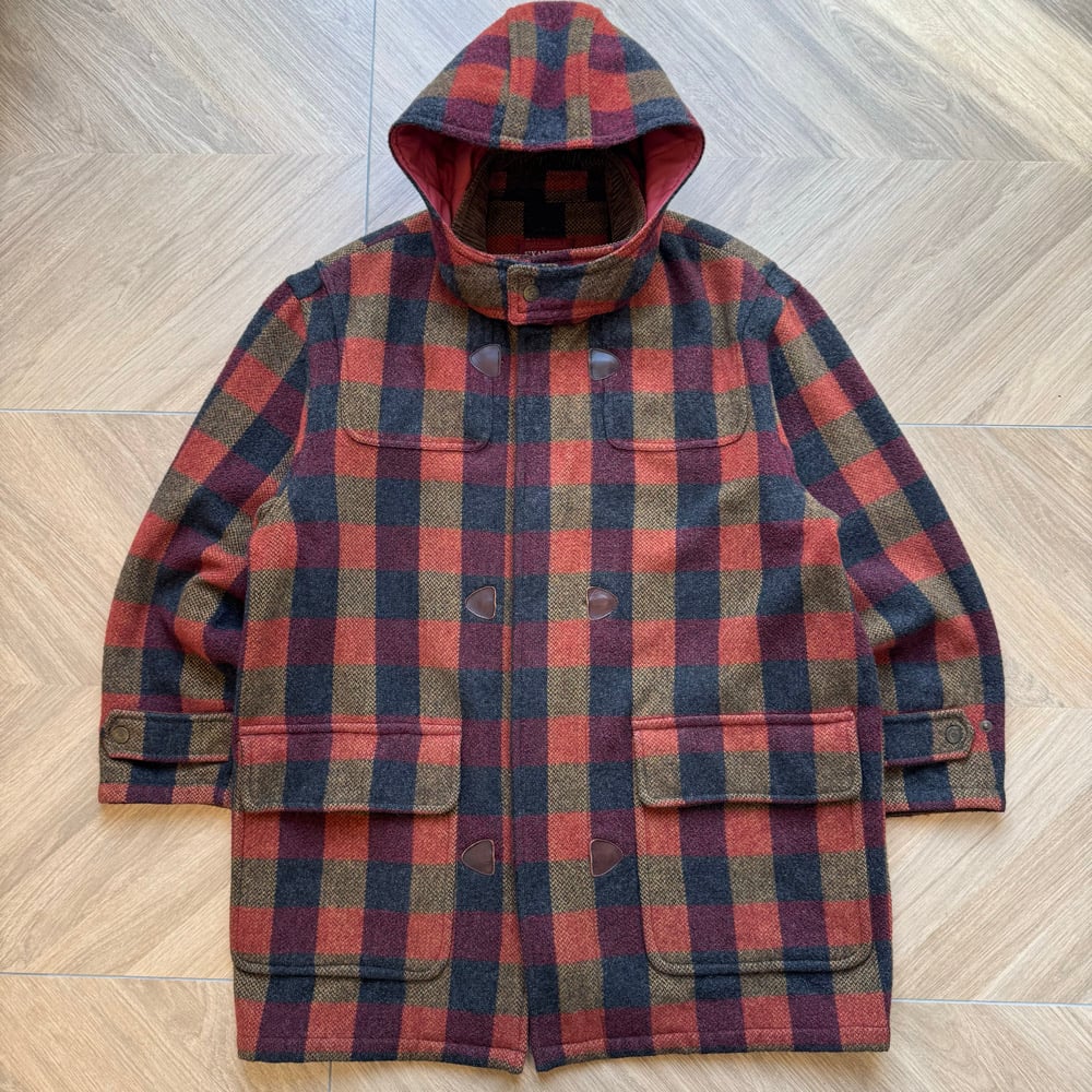 Image of 1990s Example By Missoni Wool Duffle Coat, Size XL