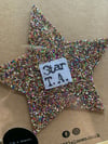 'Star Teacher' or 'Star TA' Glitter Fridge Magnet