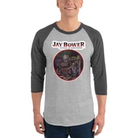 Image 1 of Jay Bower "Eyebiter" 3/4 sleeve raglan shirt