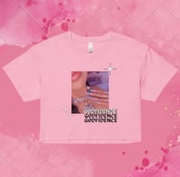 ‘Godfidence’ Crop Top (Pink)