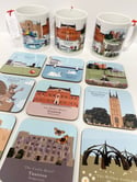 Rocket & Co. Taunton Coasters 