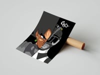 Goku Black X Black Ranger Print 