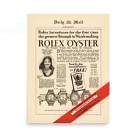 Image 2 of Rolex waterproof ad poster