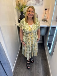 Image 2 of Glenda Angel Sleeve Midi Dress