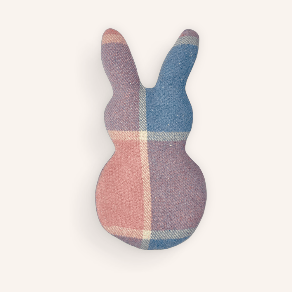 Image of Wheat Pack Bunny - Blue, Pink & Cream