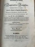 Mémoires et secrets de l’Imperatrice Josephine, par Melle Le Normand, 1827, ex. signés!!