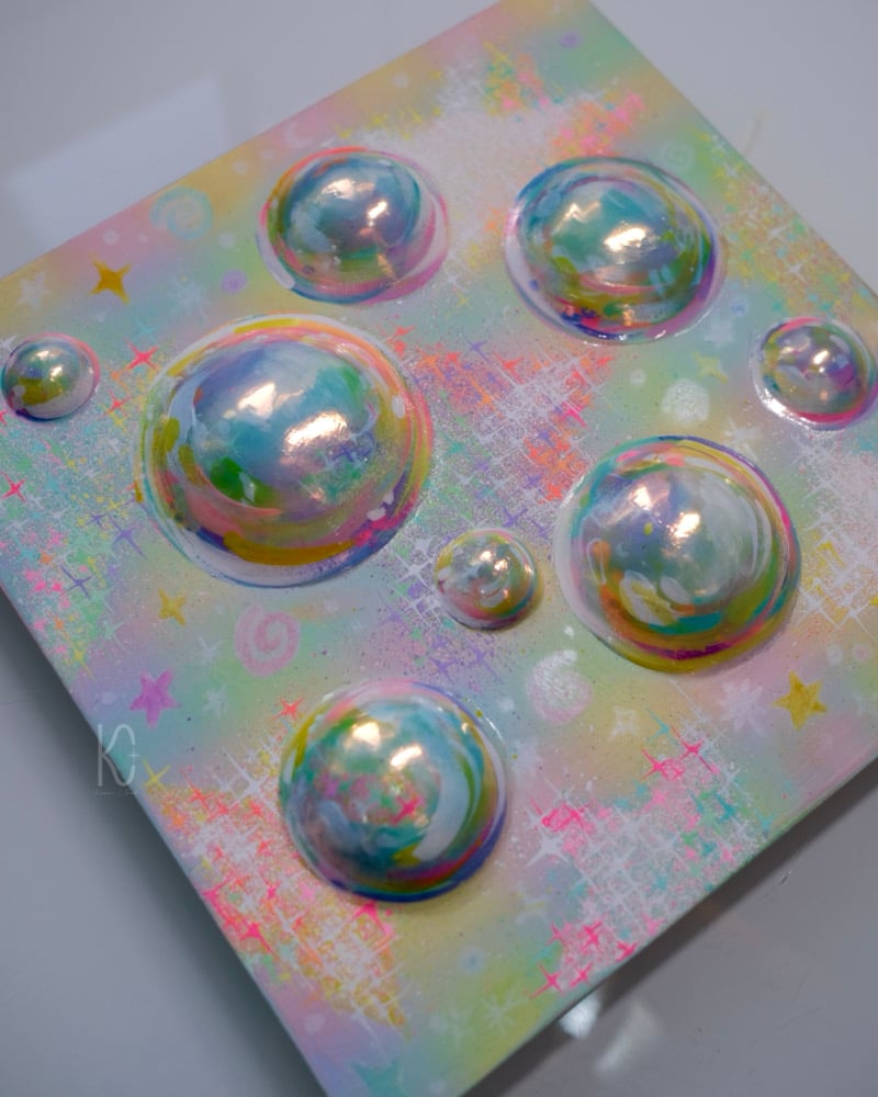 Image of DREAMCORE ✧ Original 3D Mixed Media Painting