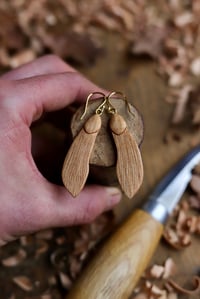 Image 4 of Maple/Sycamore Seed ~Earrings 