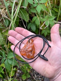 Image 3 of Large Amber nugget Pendant. 