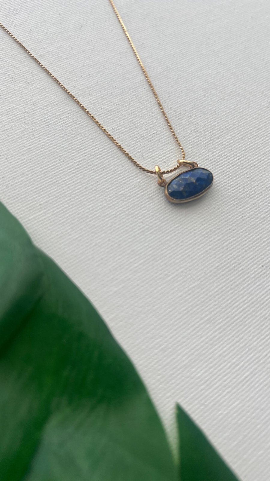 Image of DANA • Lapis Lazuli Oval Necklace