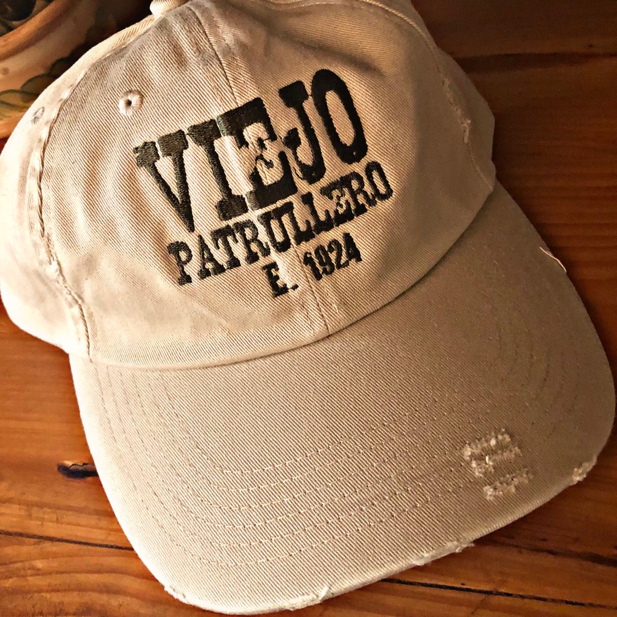 Image of VIEJO PATRULLERO ~ DISTRESSED HAT