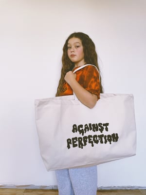  Oversized Perfection Bag in Raw Cotton