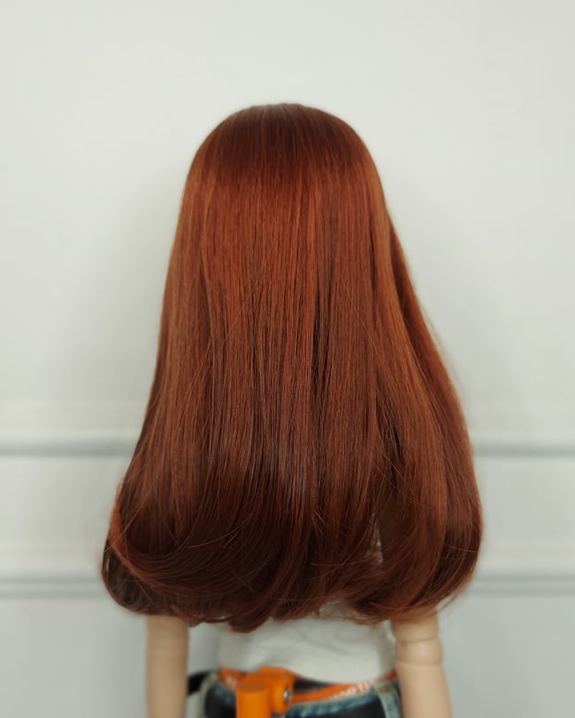 Foxy Red Mid Length Swoop