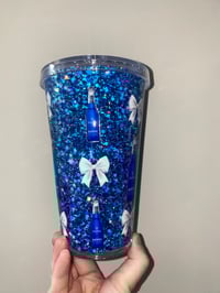 Image 3 of blue cruiser 16oz acrylic snowglobe 