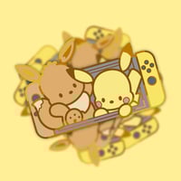 Lets Go Switch Enamel Pin