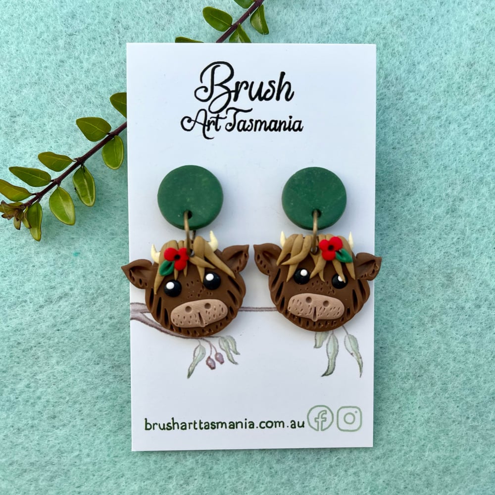 Highland Cow Earrings