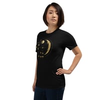 Image 10 of Gold Planetary Celestial Inspired Unisex t-shirt