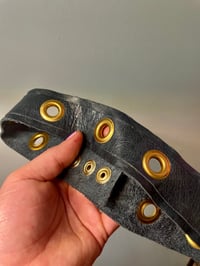 Image 2 of Grommet Collars- Blue & Black- Ready to Ship