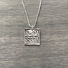 Square Owl Necklace