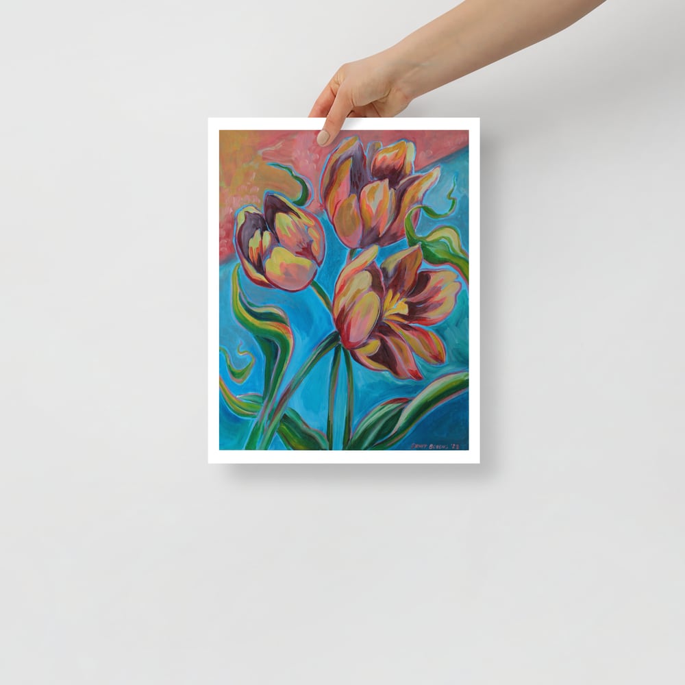 Image of Dancing Tulips- Print