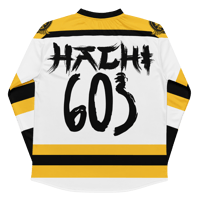 Image 1 of Hachi Black & Gold Hockey Jersey (603)
