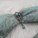 Image 1 of Scarf Accessory Emerald Valley Turquoise