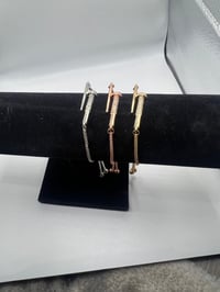 Image 1 of Inspired cartier nail bracelet 
