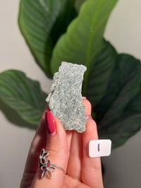 Image 9 of DOUBLE SIDED SUGAR COATED FOREST GREEN APOPHYLITE CRUST -INDIA- LOT 1