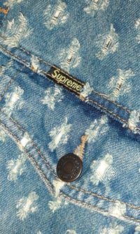 Image 2 of 🚨GRaiL ALeRt 🚨 SuPReMe "HoLe PuNcH" DeNiM TRuCKeR JaCKeT 🧥 