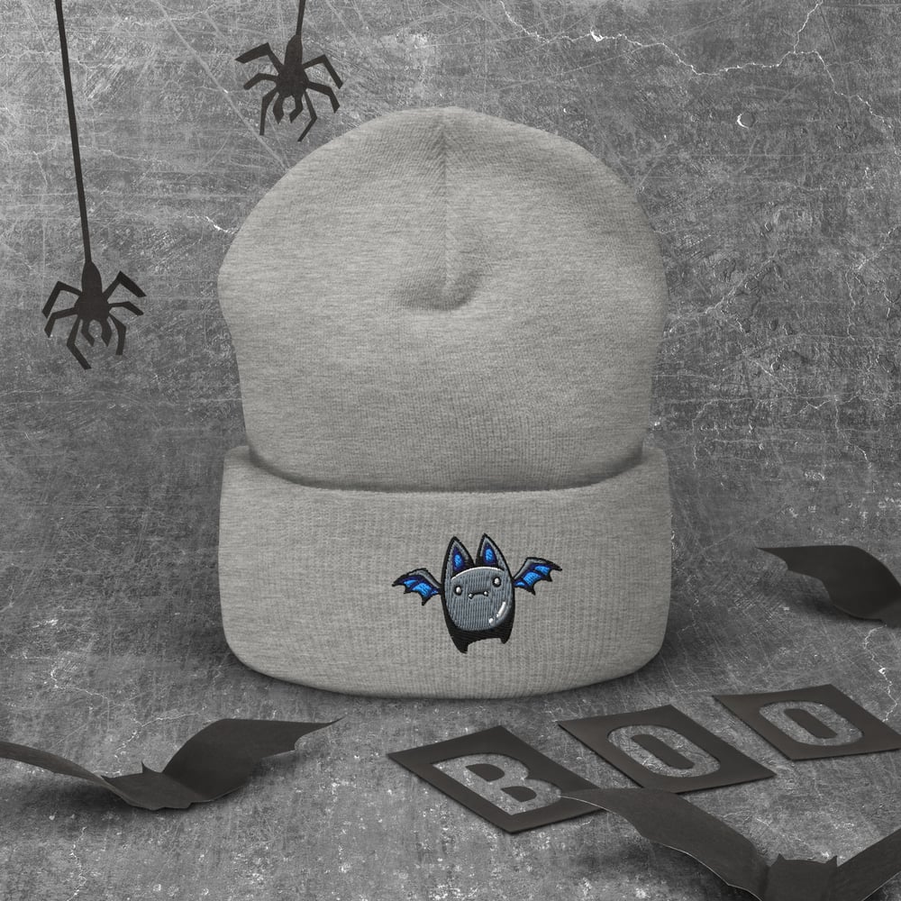 Image of Blue Wing Bat Beanie