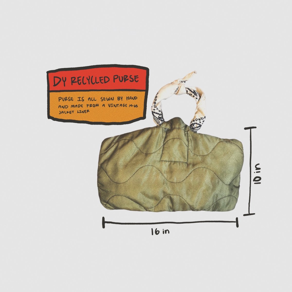 Image of RECYCLED PURSE