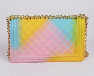 Pvc Square Crossbody Clutch