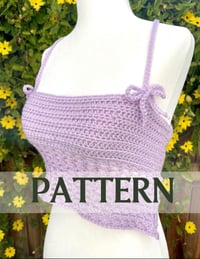 PATTERN: Bow Mesh Top